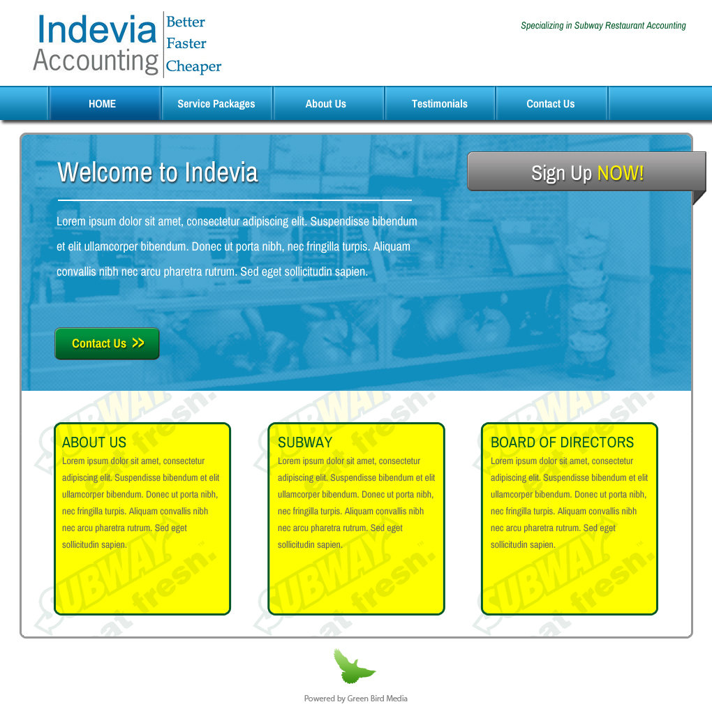 Indevia IPCoop Microsite