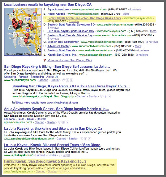 Family Kayak Adventure Center Google Results