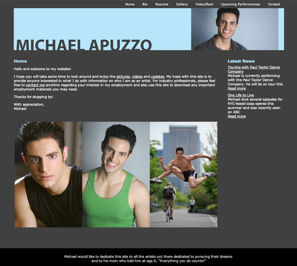 Michael Apuzzo Website